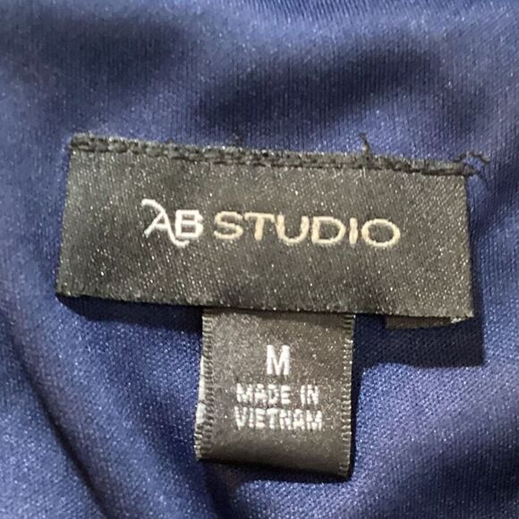 AB Studio Boho Mini Sleeveless Halter Style Dress Above the Knee Women’s Size Me - Picture 6 of 9